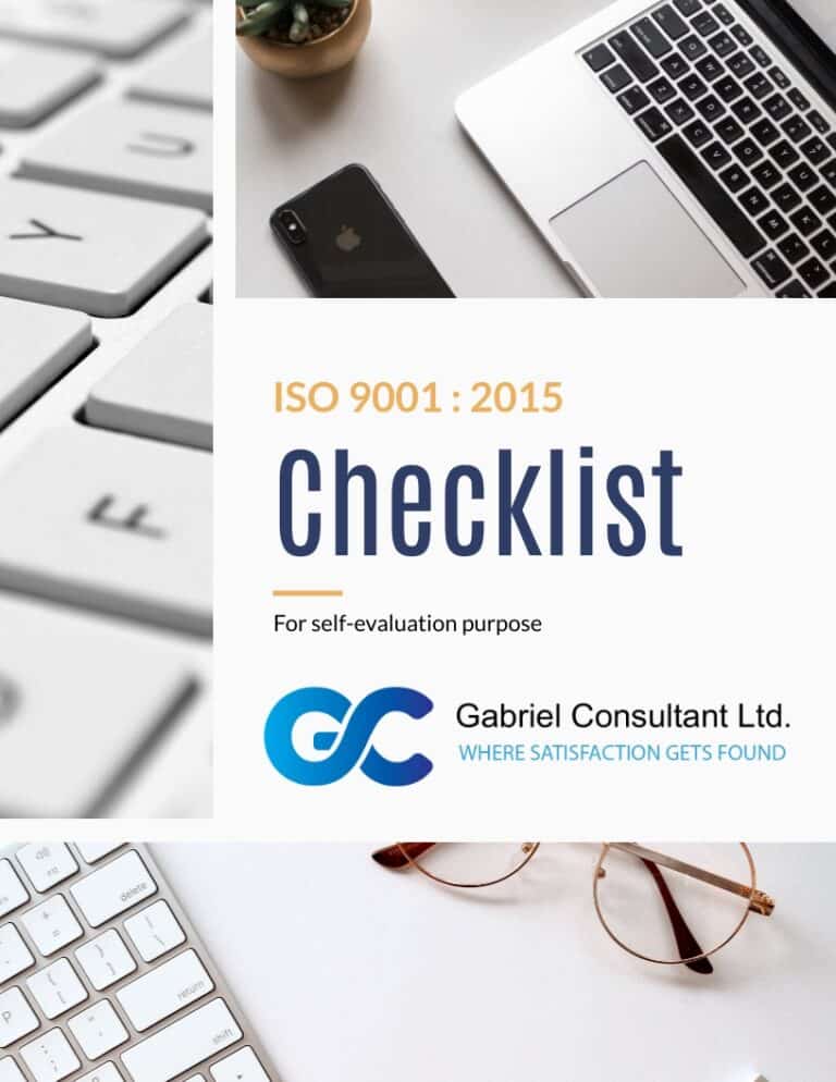 ISO9001 2015 Checklist Hong Kong